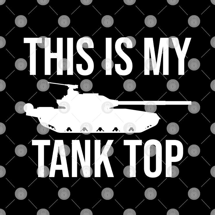 This Is My Tank Top Funny Personalized Tank Shirt