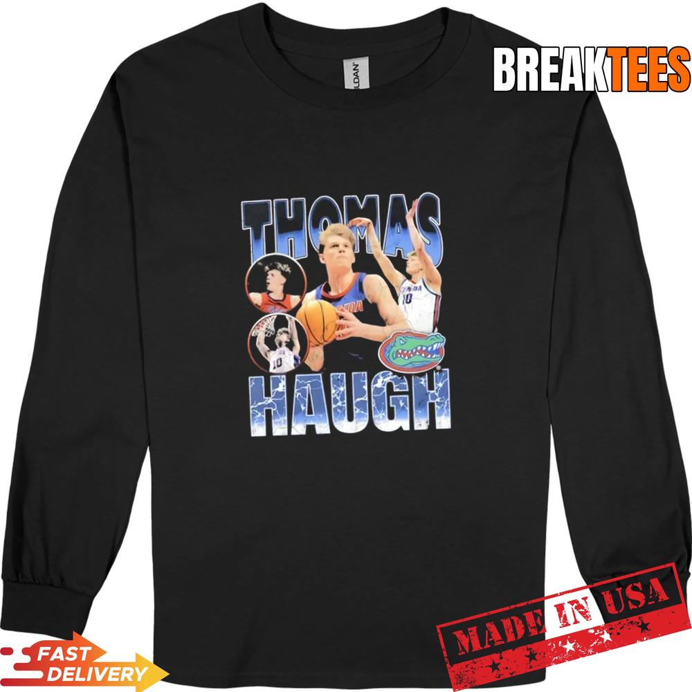 Thomas Haugh Florida Gators Basketball Vintage T-Shirt