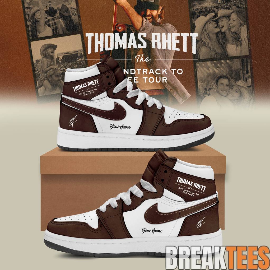 Thomas Rhett The Soundtrack To Life Tour Custom Air Jordan 1 Shoes