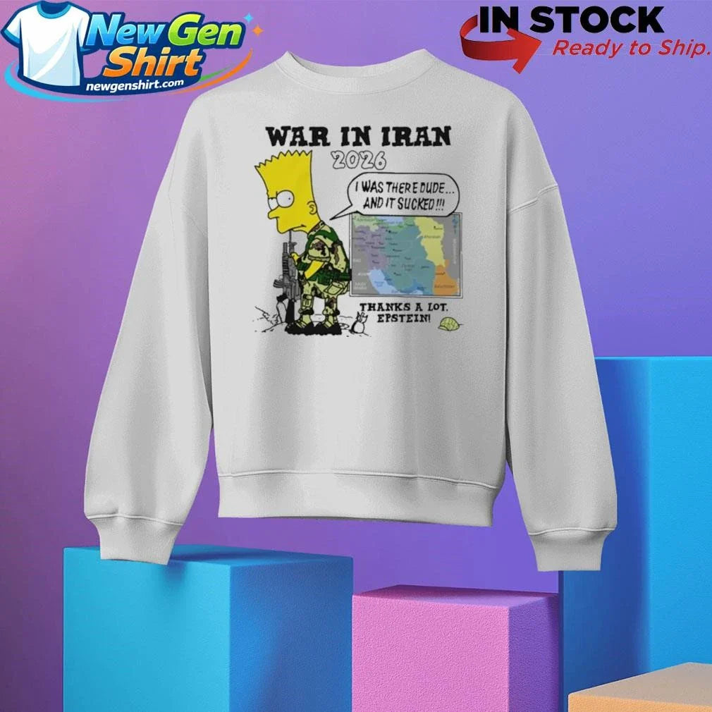 Thompsons War In Iran 2026 Thanks A Lot Epstein Shirt