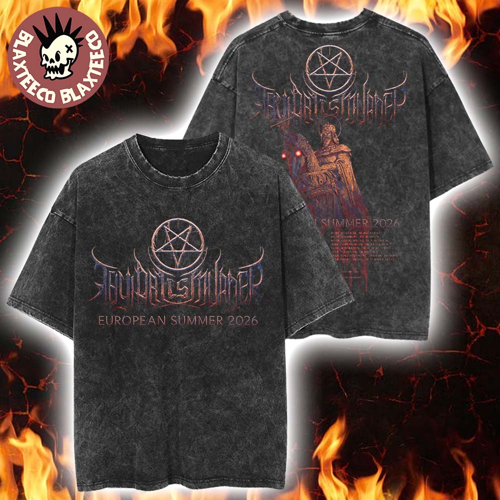 Thy Art Is Murder Year Of The Fire Horse European Summer 2026 Tour Schedule Dates Vintage Mineral Wash Tee