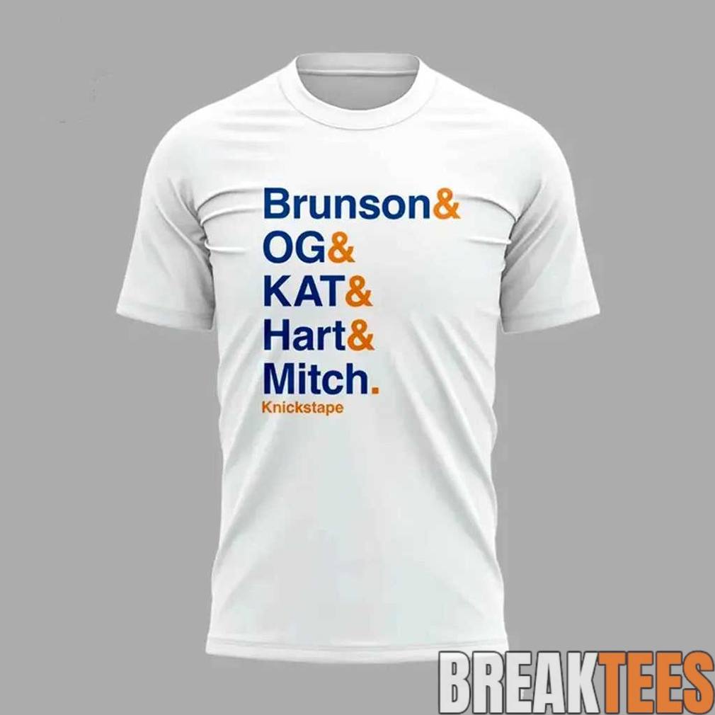 Timothée Chalamet New York Knicks Lineup T-Shirt