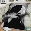 Tokyo Ghoul Kaneki Ken Fleece Throw Blanket