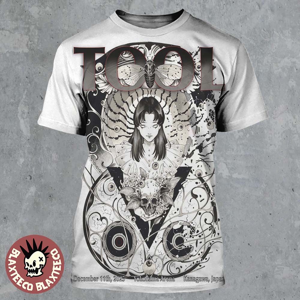 Tool Kanagawa Japan 2025 Event Poster At Yokohama Arena On December 11 2025 All Over Print Shirt