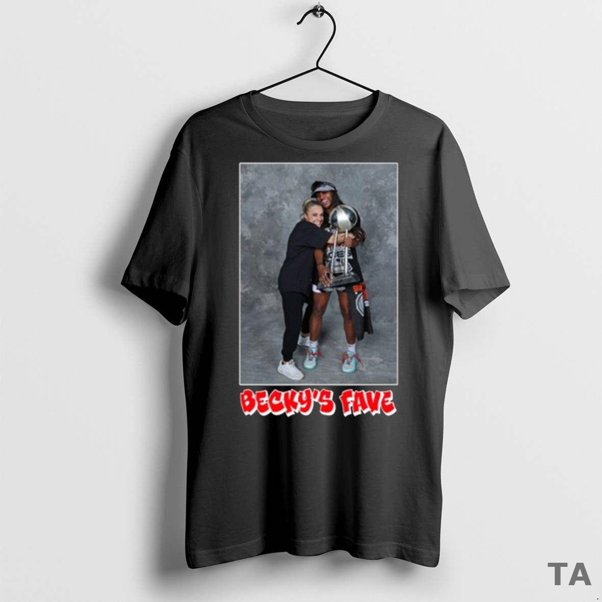 Top Beckys Fave Jackie Las Vegas Aces Becky Hammon And Jackie Young T Shirt Sweater