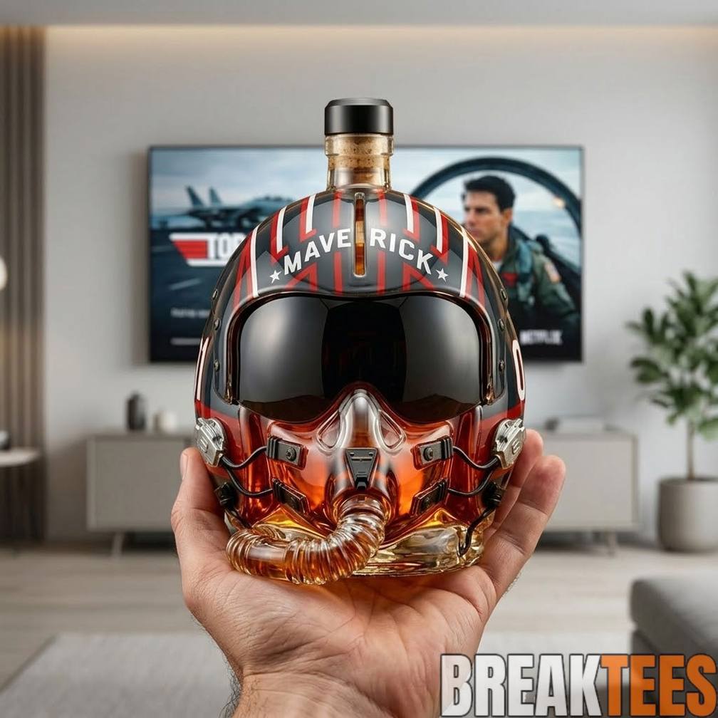 Gun 40th Anniversary ‘Maverick’ Flight Helmet Limited Edition Whiskey Bottle