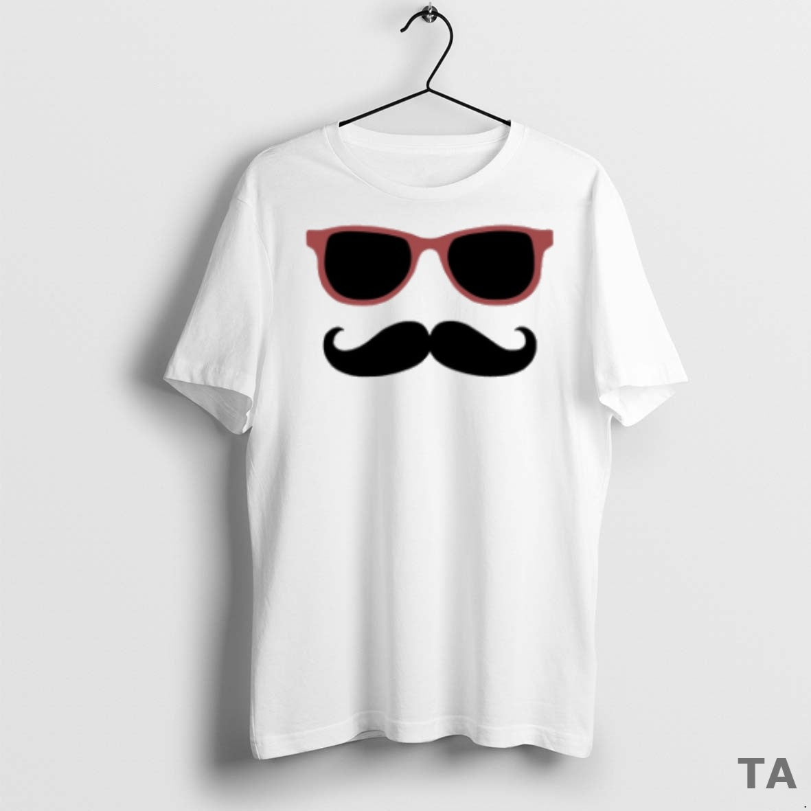 Top Mustache And Glasses T Shirt Sweater