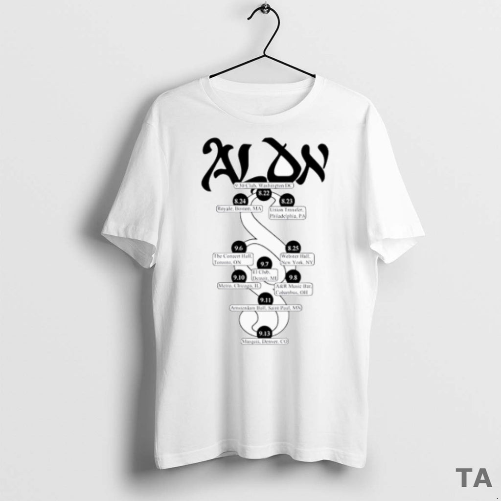 Top Pack Records Aldn Strung Tour T Shirt Sweater