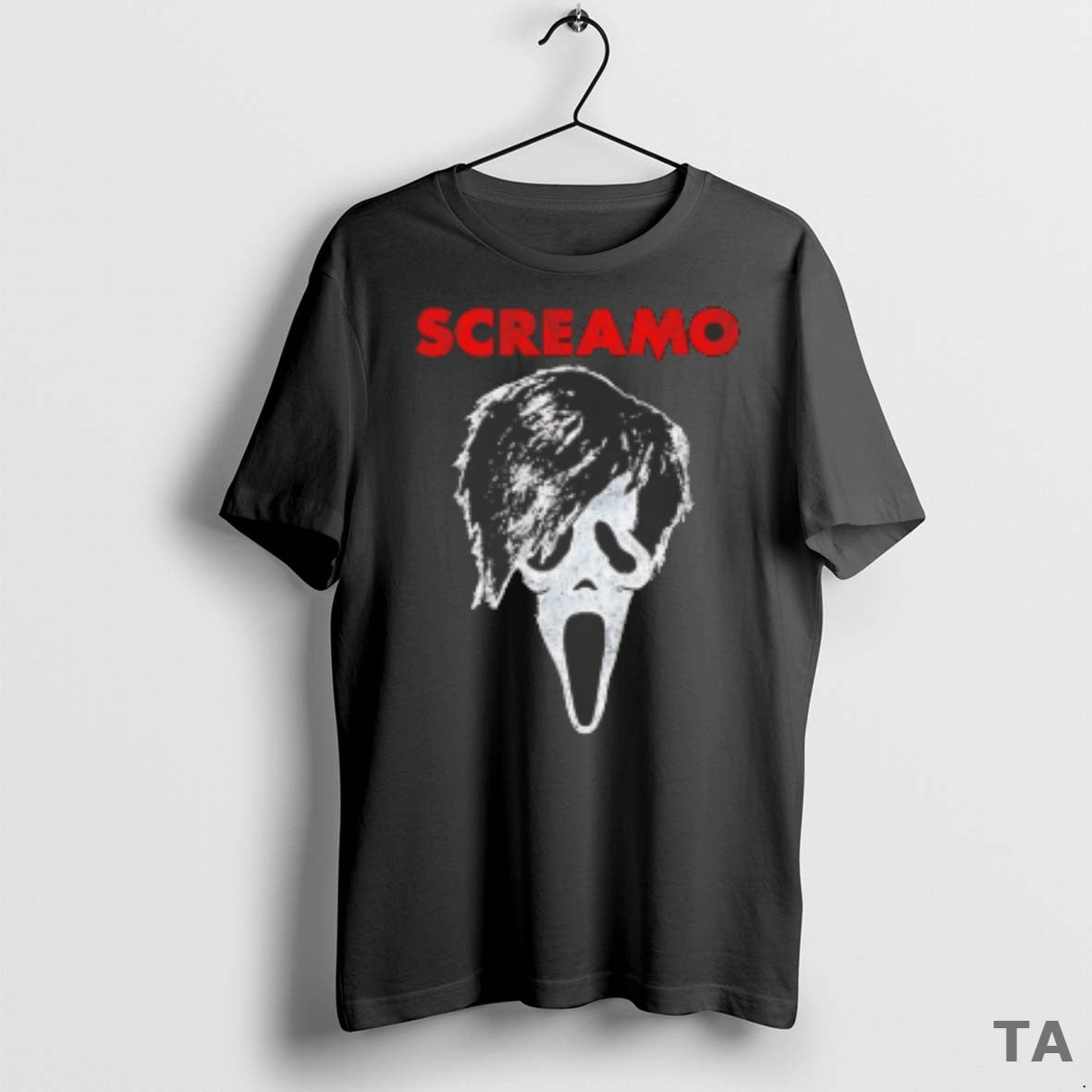 Top Screamo Ghost Face Scream Halloween T Shirt Sweater
