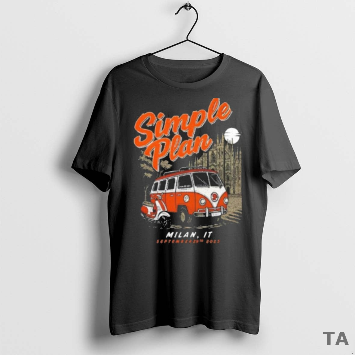 Top Simple Plan September 29 2025 Milan Italy Fanart T Shirt Sweater