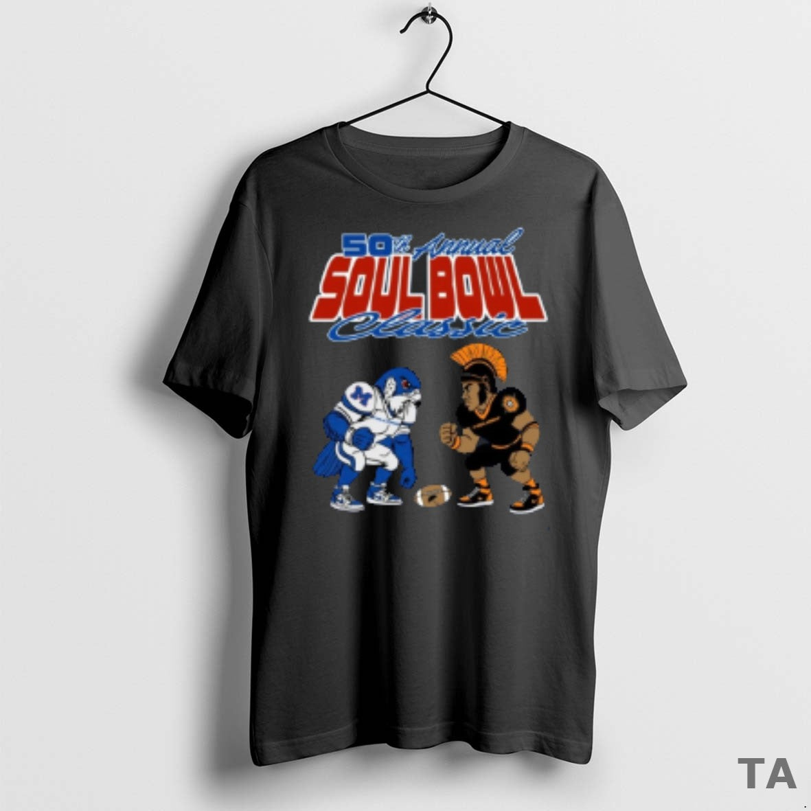 Top Soul Bowl 50th Annual Classic Millwood Falcons Vs Douglass Trojans Mascots Painting