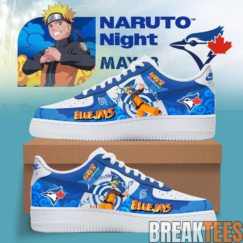 Toronto Blue Jays x Naruto Night 2026 Special Air Force 1 Shoes