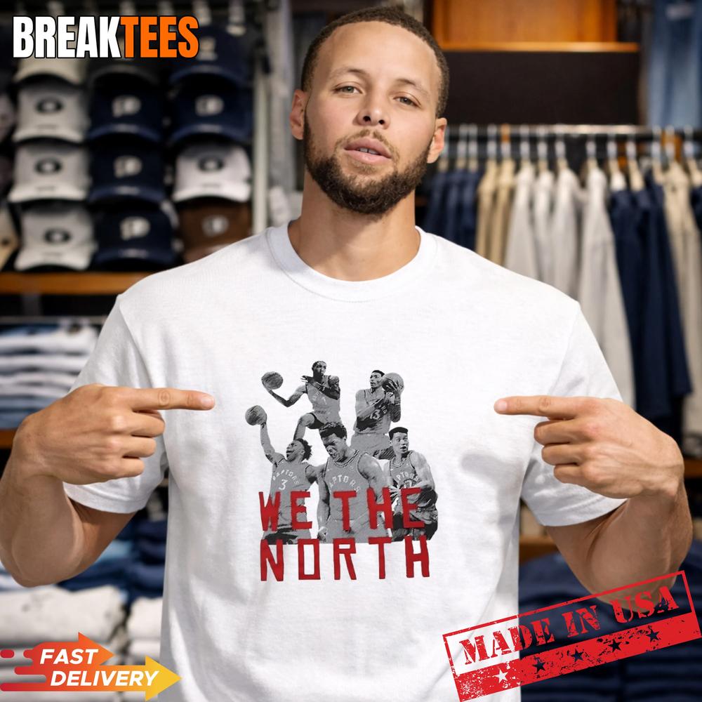 Toronto Raptors We The North NBA Basketball T-Shirt