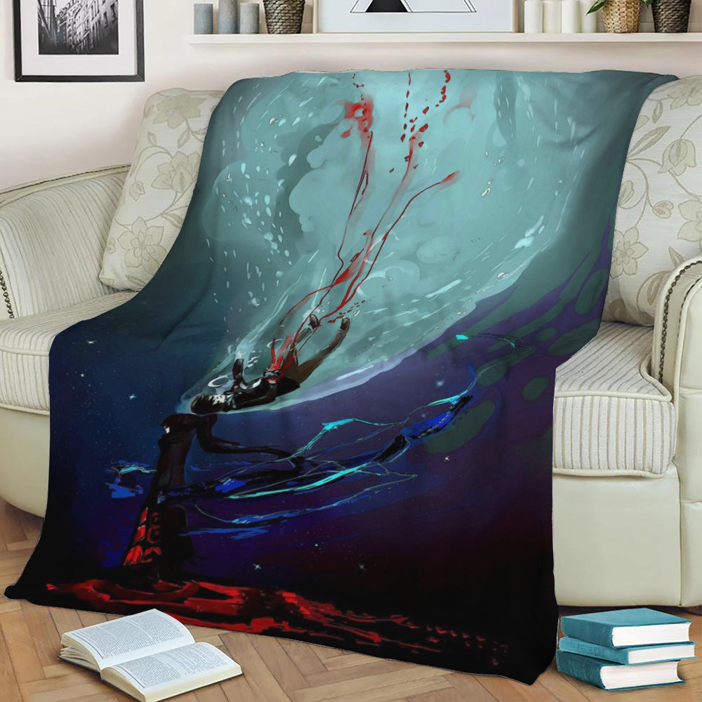 Tower Of God Fleece Throw Blanket