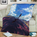 Tower of God Viole and Bam Fleece Throw Blanket