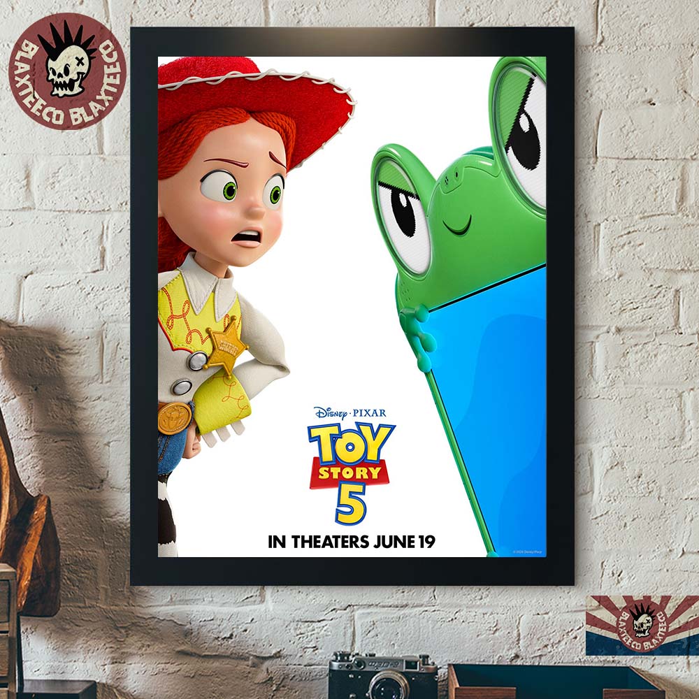 Toy Story 5 Lily Pad And Jessie Character Poster Canvas For Home Decor