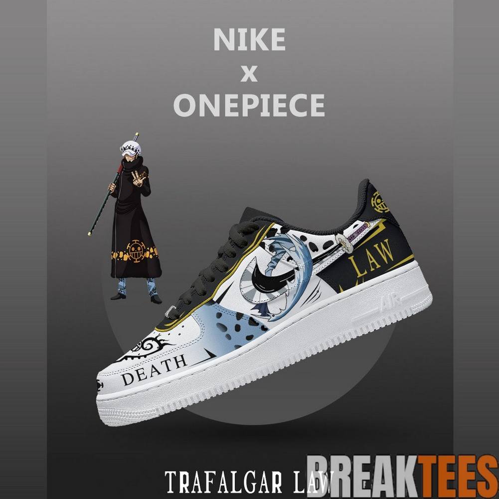 Trafalgar D Water Law One Piece Air Force 1 Sneaker