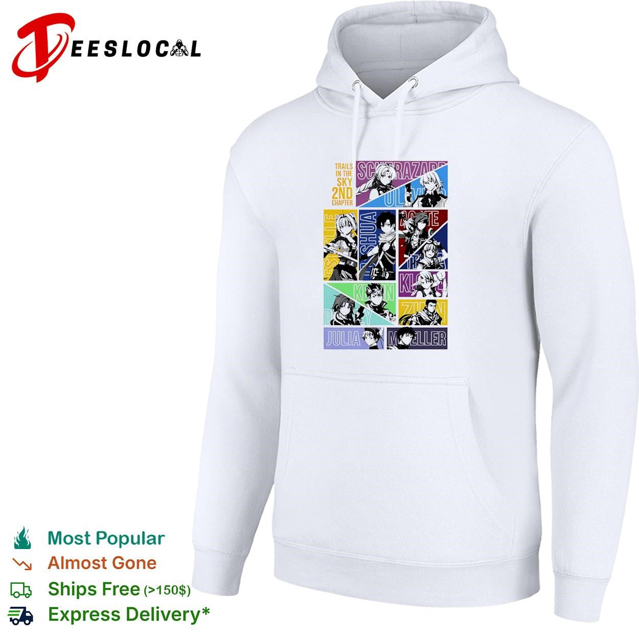 Trails in the sky 2nd chapter playable characters shirt