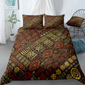 Trendy Afrocentric Art Bedding Set (Duvet Cover & Pillow Shams)