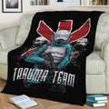 Trauma Team Platinum Fleece Throw Blanket