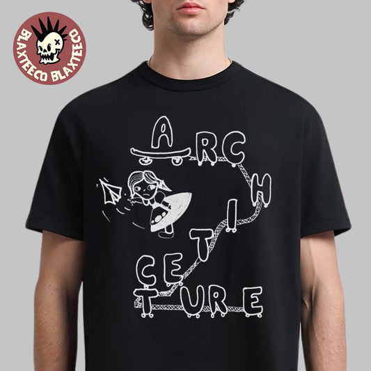 Travis Scott Cactus Jack X Virgil Abloh Arch Skate Rail T-Shirt