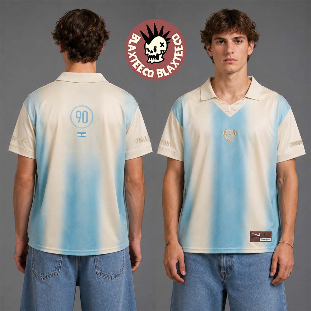 Travis Scott Cactus Jack x Nike x FIFA World Cup 2026 Argentina Total 90 Retro Football Jersey