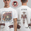 Travis Scott Reading And Leeds Festival 2025 Merch Tee On August 22 And 24 2025 White T-Shirt