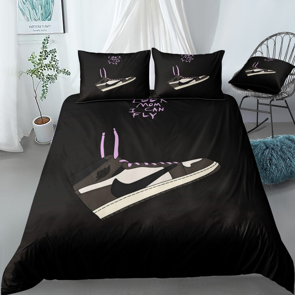 Travis Scott AJ1 Bedding Set (Duvet Cover & Pillow Shams)
