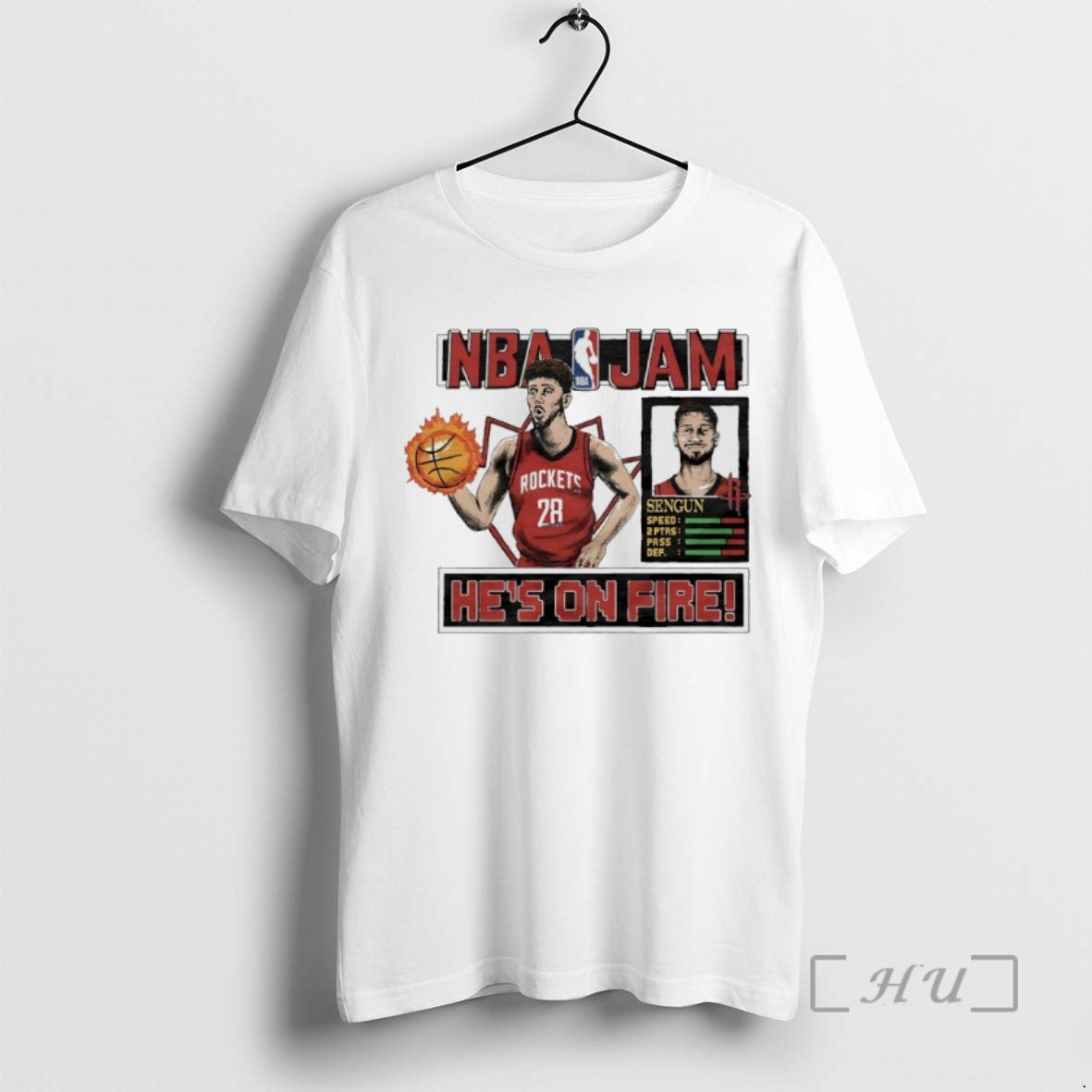 Trending Alperen Sengun Hes On Fire Houston Rockets Nba Jam Tee Shirt Sweater