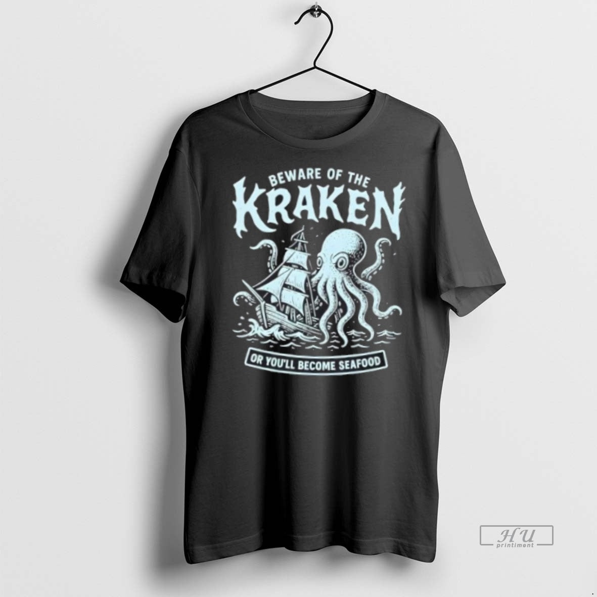 Trending Beware Of The Kraken Sea Monster And Cryptid Lovers Graphic Tee Shirt Sweater