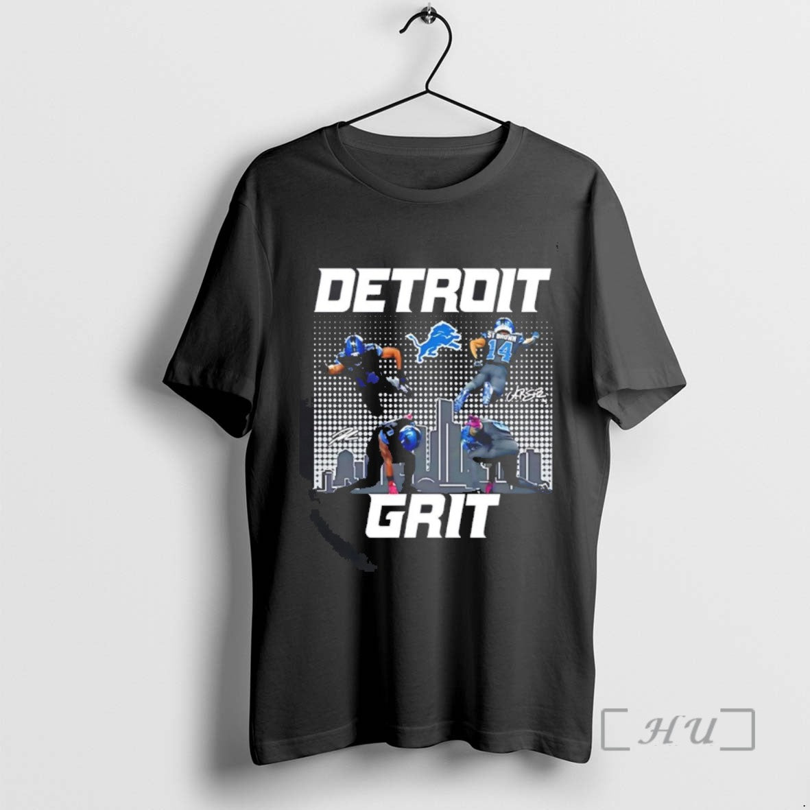 Trending Detroit Grit Super Heroes Amon Ra St Brown And Jahmyr Gibbs T Shirt Sweater