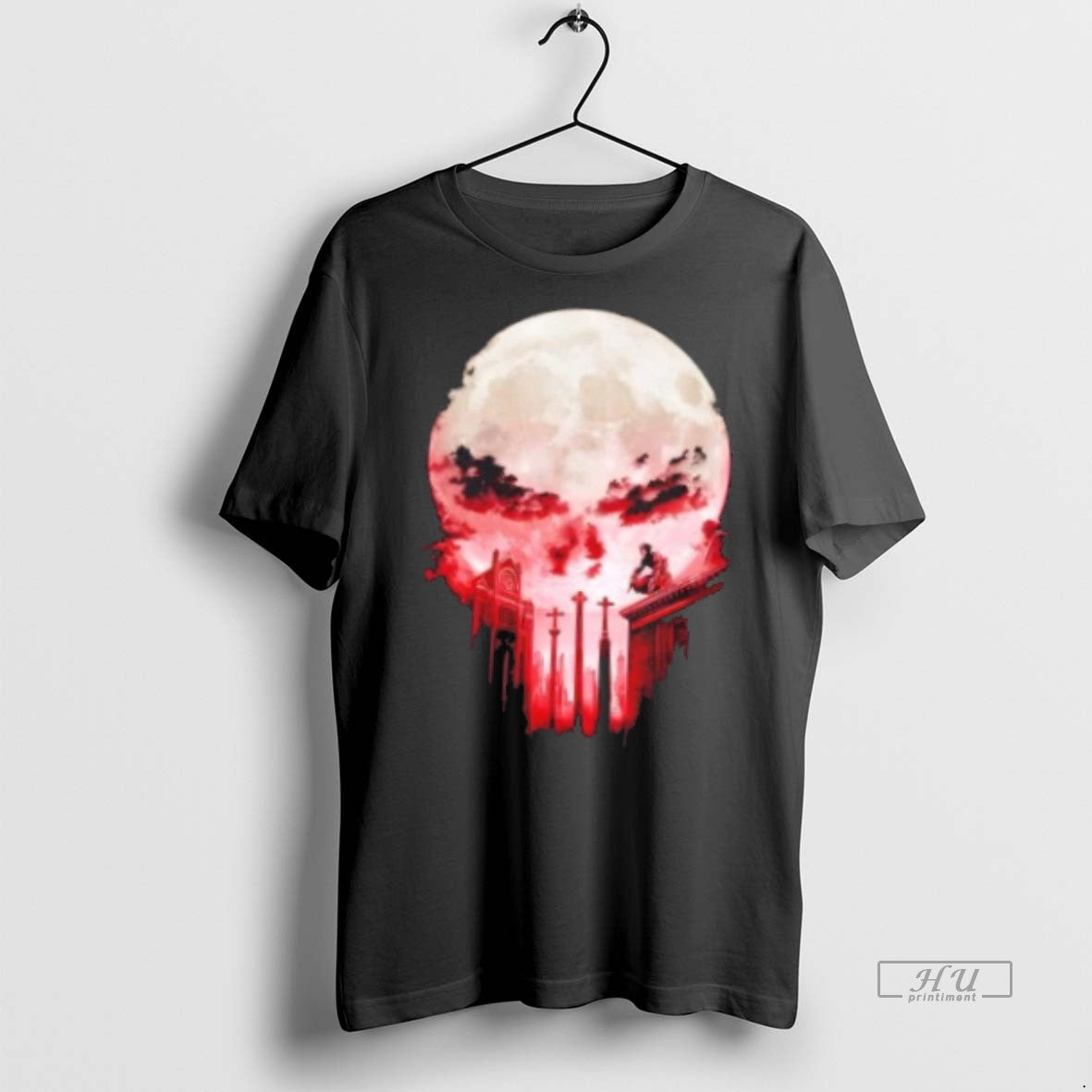 Trending Devils Punishmen Skull Graphic Tee Shirt Sweater