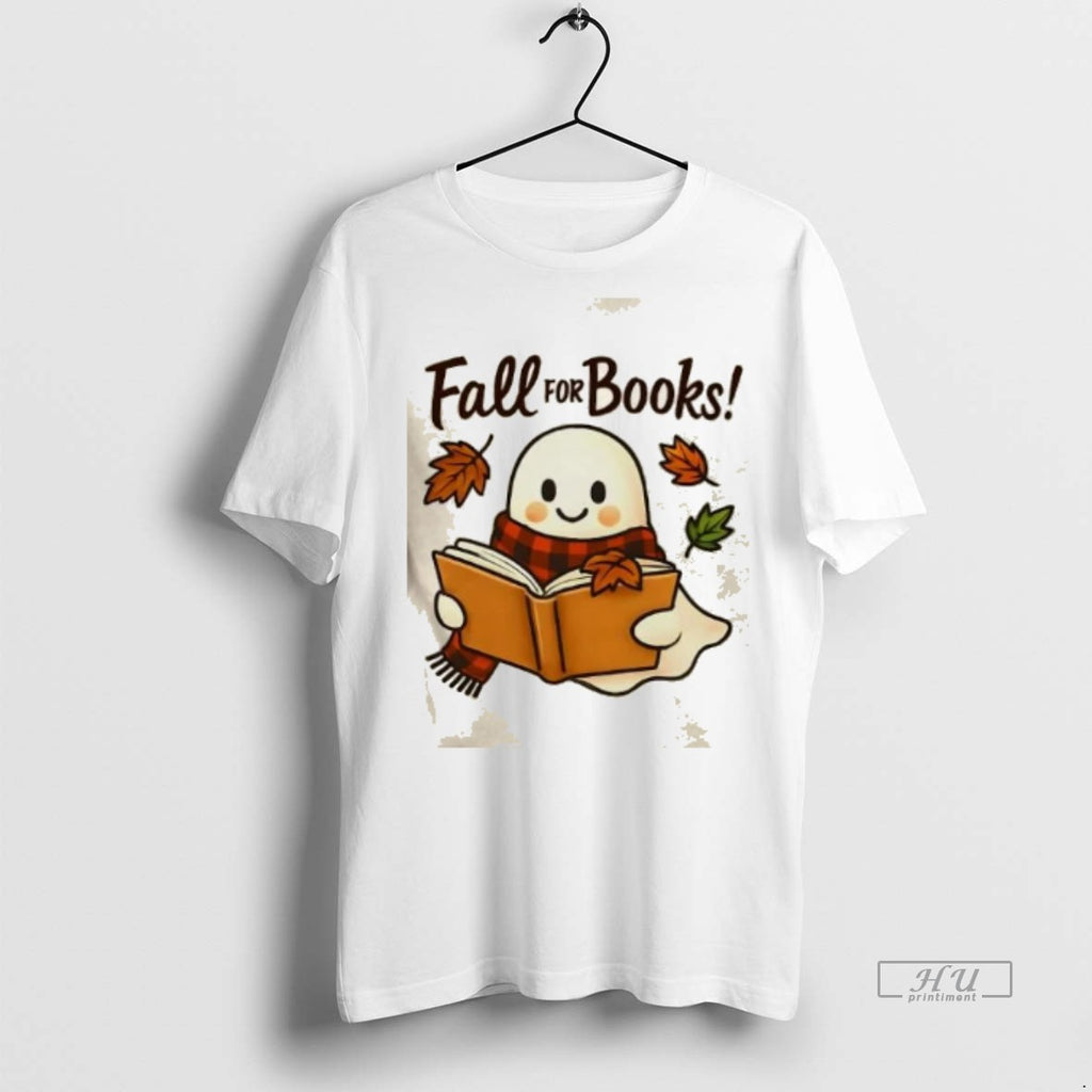 Trending Fall For Books Halloween Graphic Tee Shirt Sweater