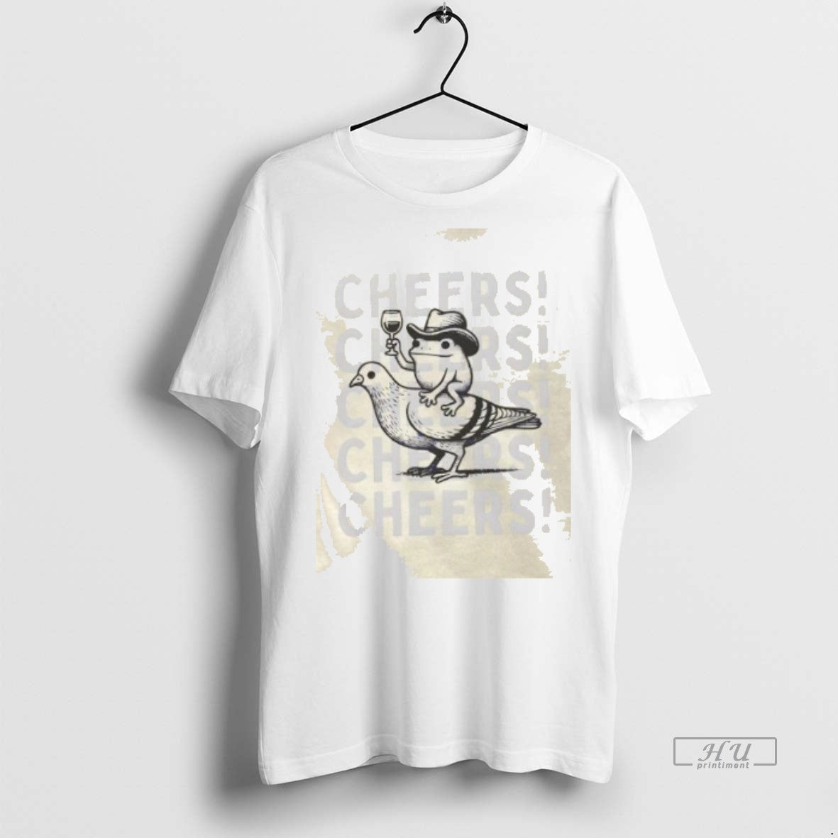 Trending Frog Cheers Cowboy Drink Wine Graphic Tee Shirt Sweater