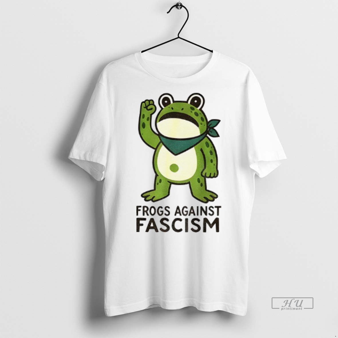 Trending Funny Protest Frog Frogs Against Fascism Graphic Tee Shirt Sweater