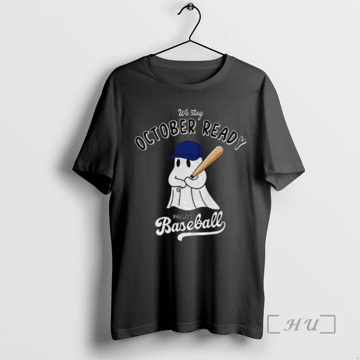 Trending Ghost Los Angeles Dodgers Baseball Postseason We Stay October Ready Tee Shirt Sweater