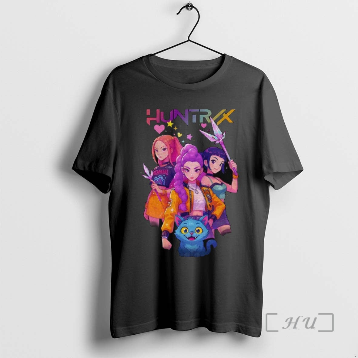 Trending Huntrix Girl Kpop Demon Hunters Kpop Idol Gift For Huntrix Fan Tee Shirt Sweater