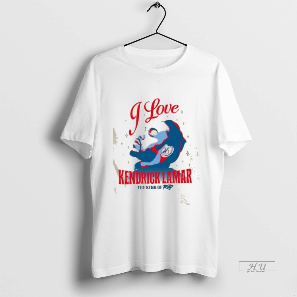 Trending I Love Kendrick Lamar The King Of Rap Graphic Tee Shirt Sweater