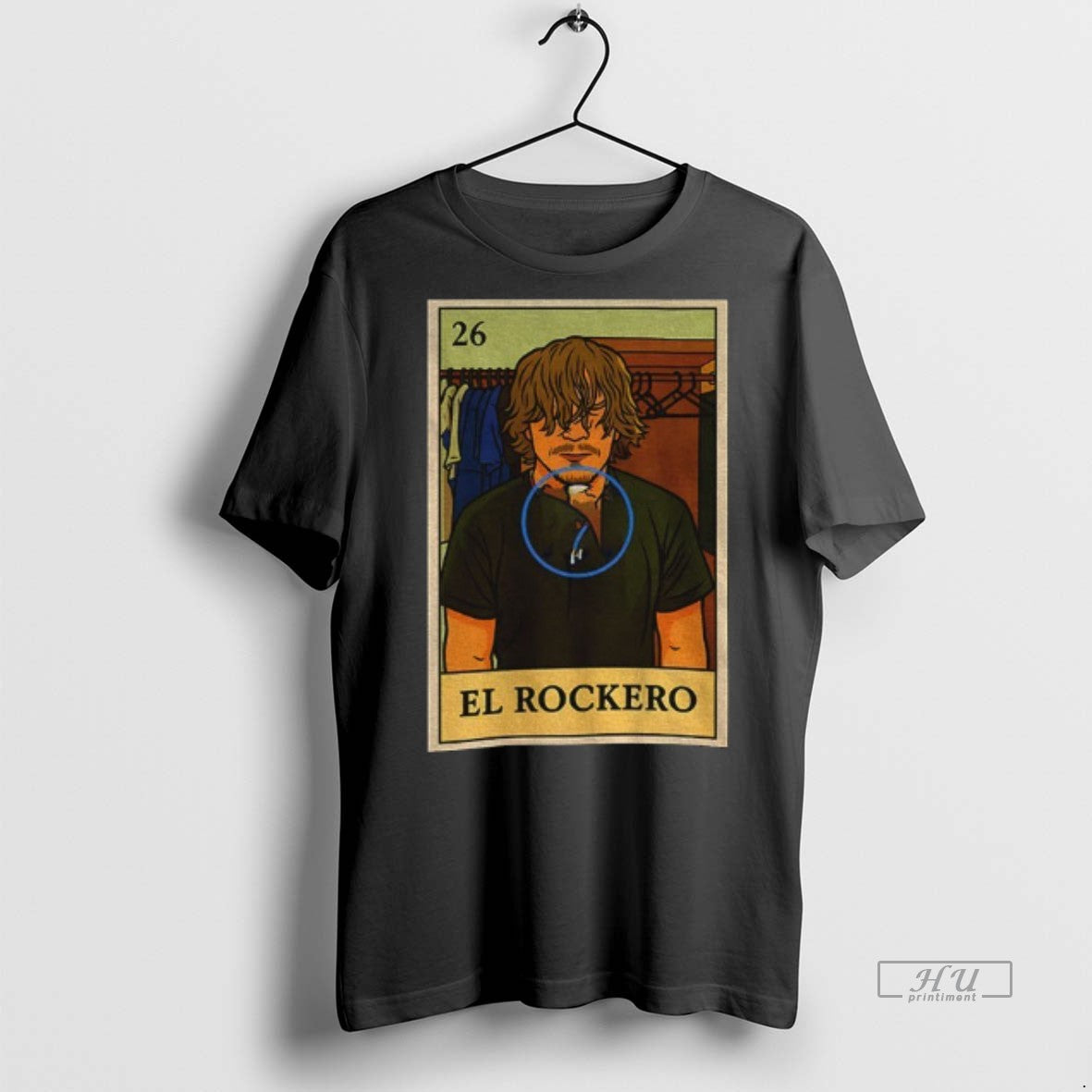 Trending Kike Hernandez Cartoon El Rockero Los Angeles Dodgers Mlb Baseball 2025 Card Graphic Tee