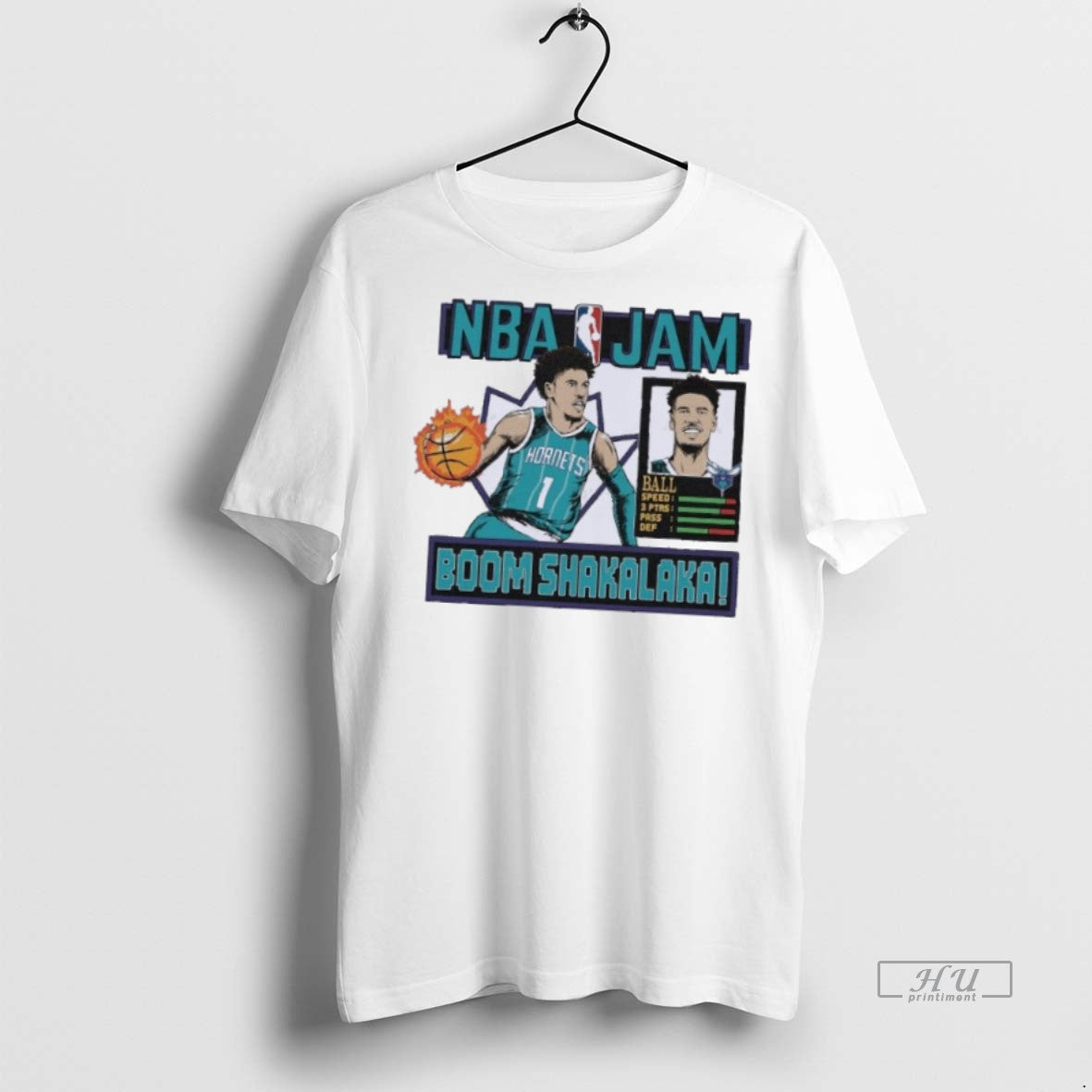 Trending Nba Jam Lamelo Ball Charlotte Hornets Graphic Tee Shirt Sweater