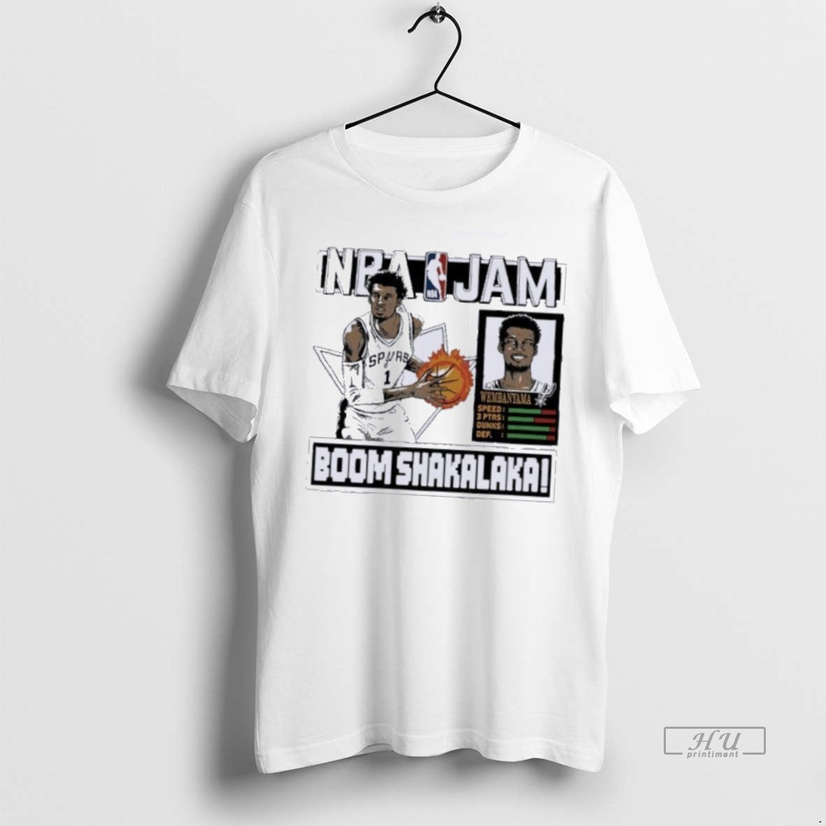 Trending Nba Jam Victor Wembanyama San Antonio Spurs Graphic Tee Shirt Sweater