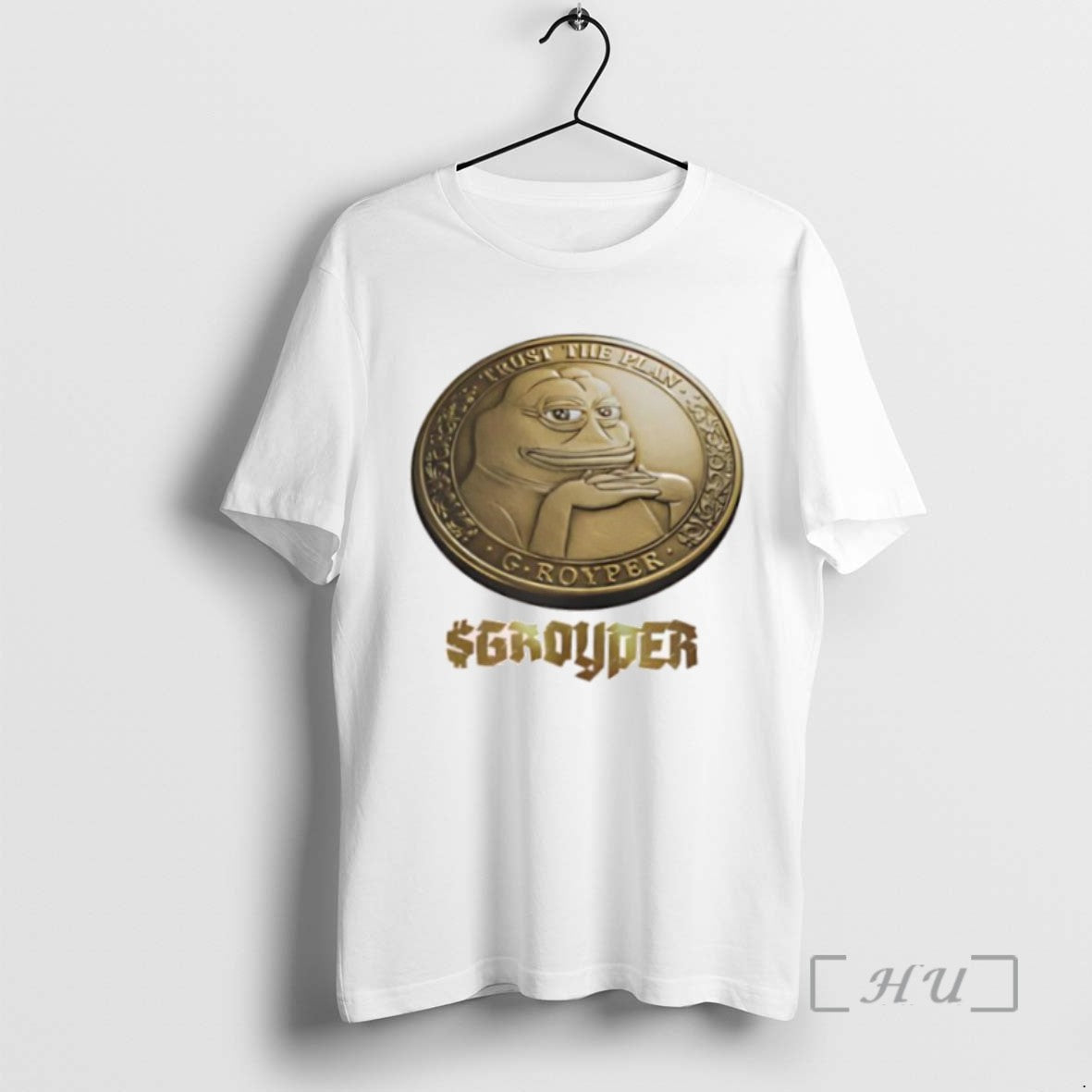 Trending Pepe Frog Meme Groyper The Plan Coin Tee Shirt Sweater