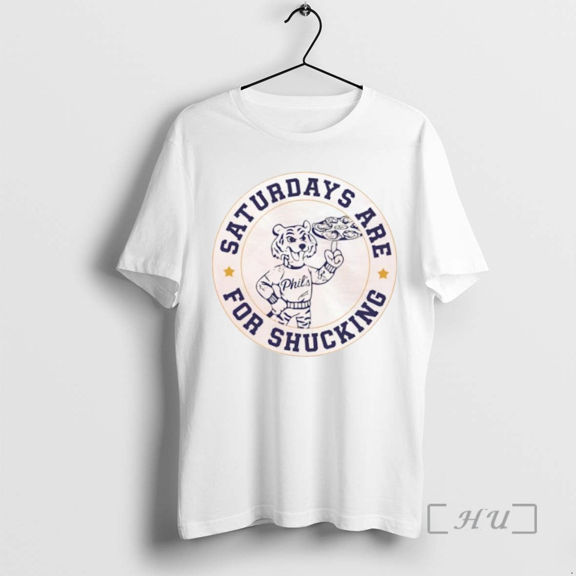 Trending Saturdays Are For Shucking Tiger Phils Mascot Tee Shirt Sweater