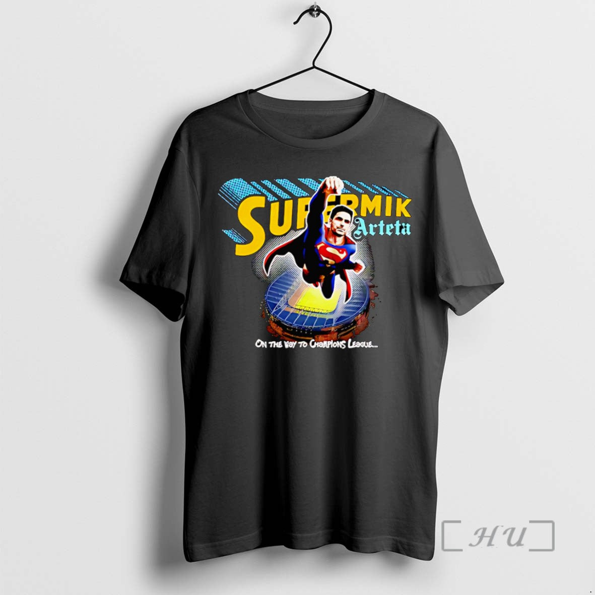 Trending Supermik Arteta On The Way To Champions League Tee Shirt Sweater