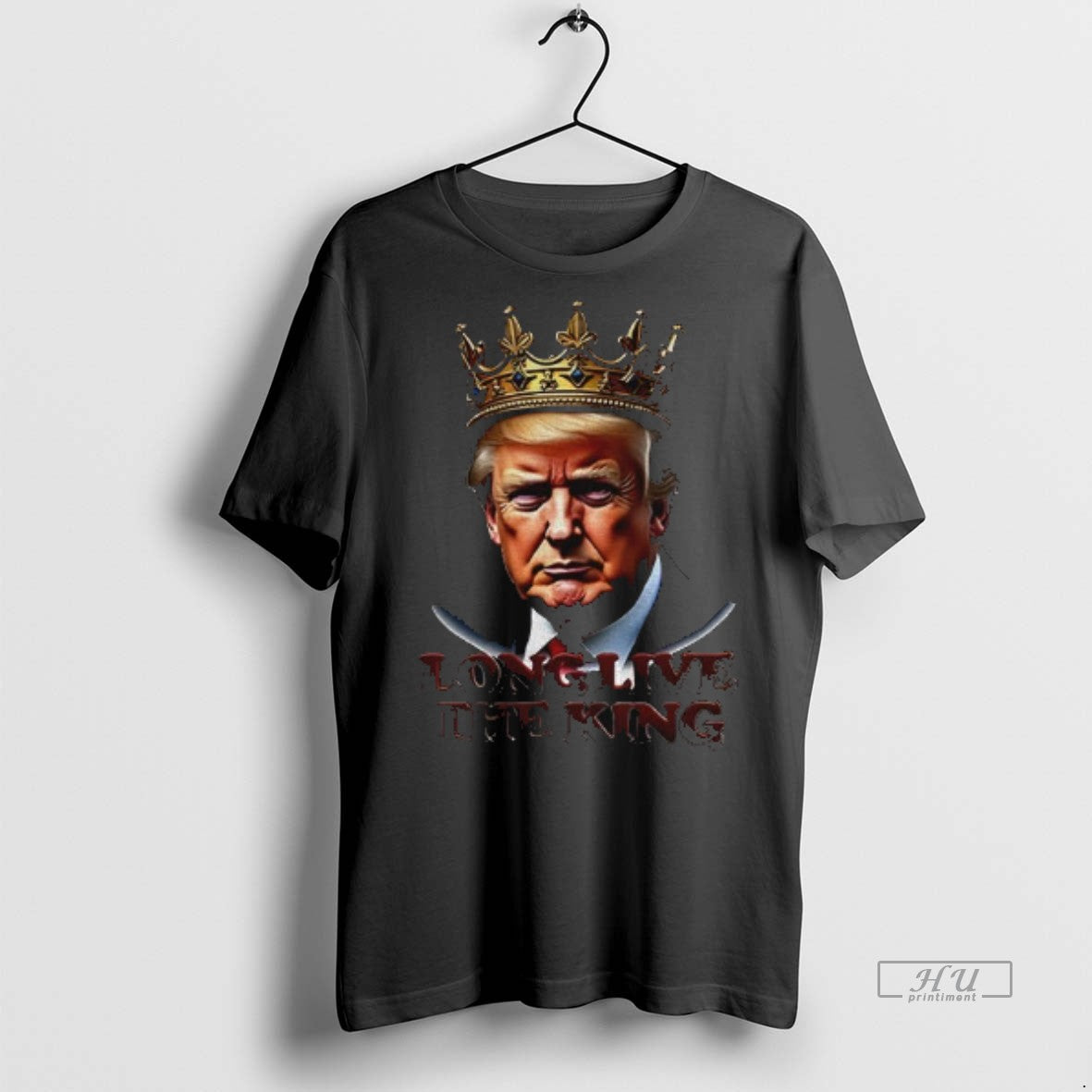 Trending Trump Long Live The King Funny Political Graphic Tee Shirt Sweater