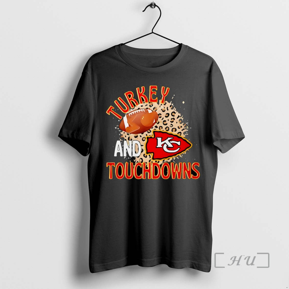 Trending Turkey And Touchdowns Kansas City Chiefs Tee Shirt Sweater