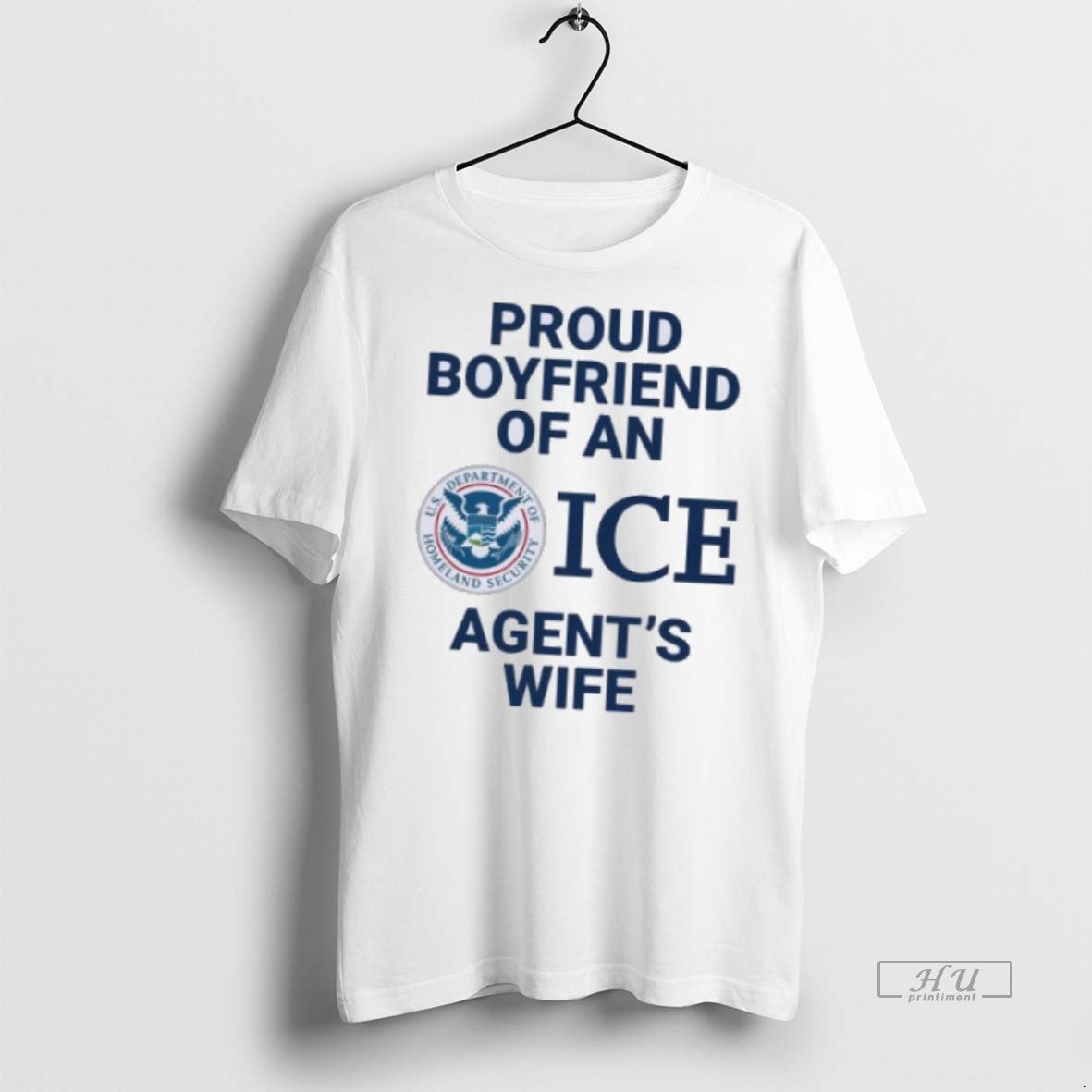Trending Usa Proud Boyfriend Of An Ice Agents Wife Graphic Tee Shirt Sweater