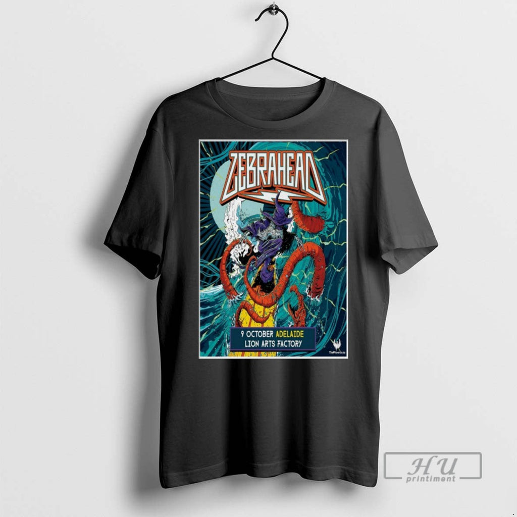 Trending Zebrahead October 9 2025 Lion Arts Factory Adelaide Australia Graphic Tee Shirts Sweatshirt Hoodies