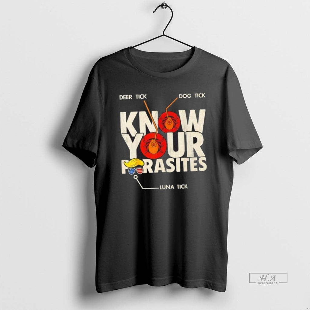 Trendy Know Your Parasites Anti Trump Meme Trump Parody Tick Resist
