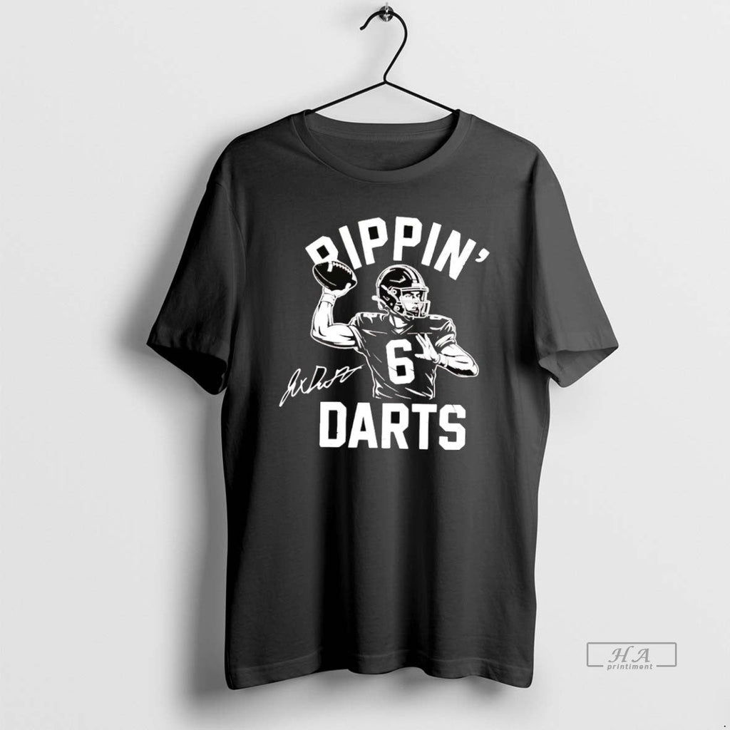 Trendy New York Giants Ripping Jaxson Dart Signature